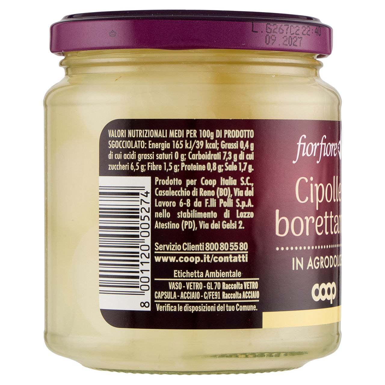 Cipolle borettane in agrodolce 180 gr - Immagine 11