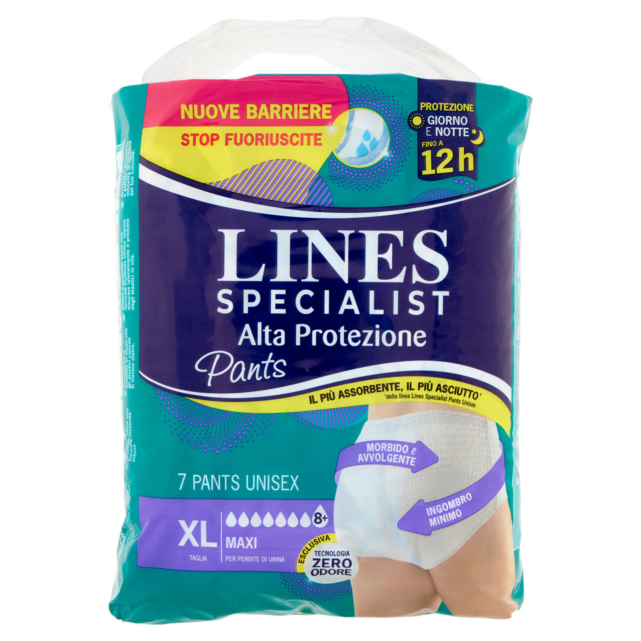 Pants assorbenti per incontinenza grave Unisex tg XL 7 pz
