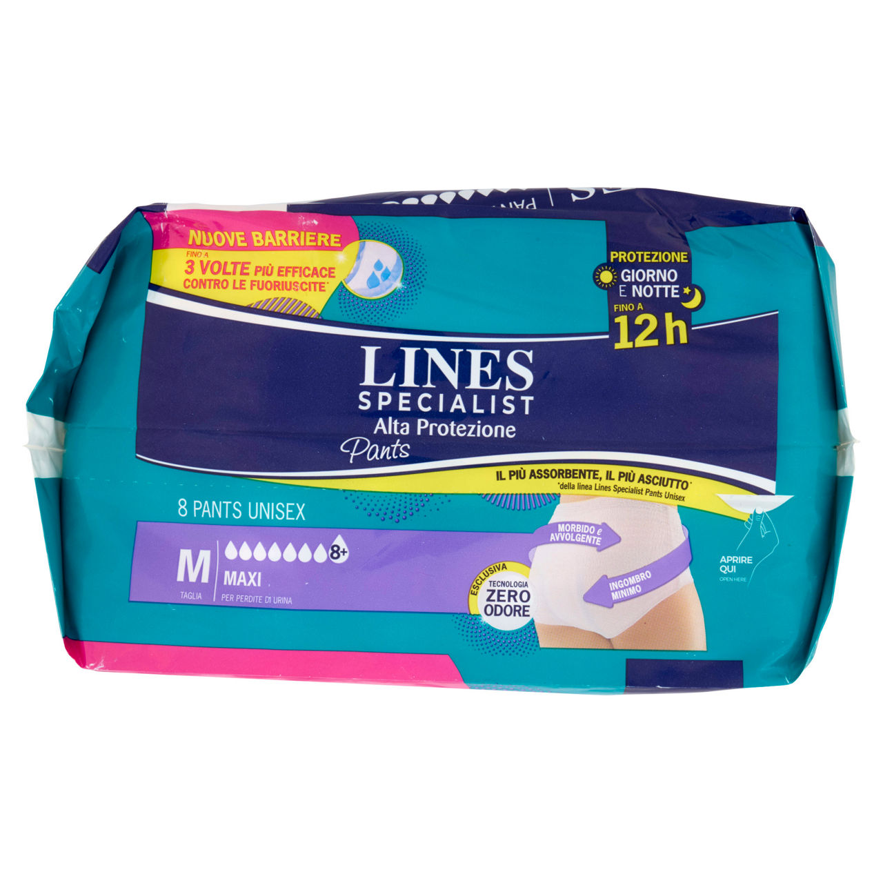 Pants assorbenti per incontinenza grave Unisex tg M 8 pz - Immagine 11