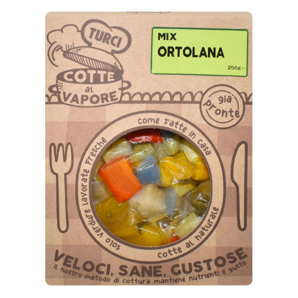 Misto verdure ortolana cotto al vapore 250 gr