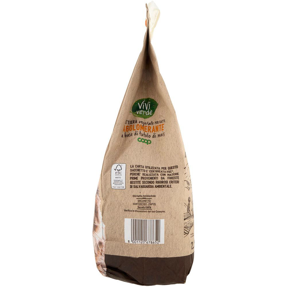 Lettiera vegetale agglomerante in tutolo di mais 2,2 kg - Immagine 11