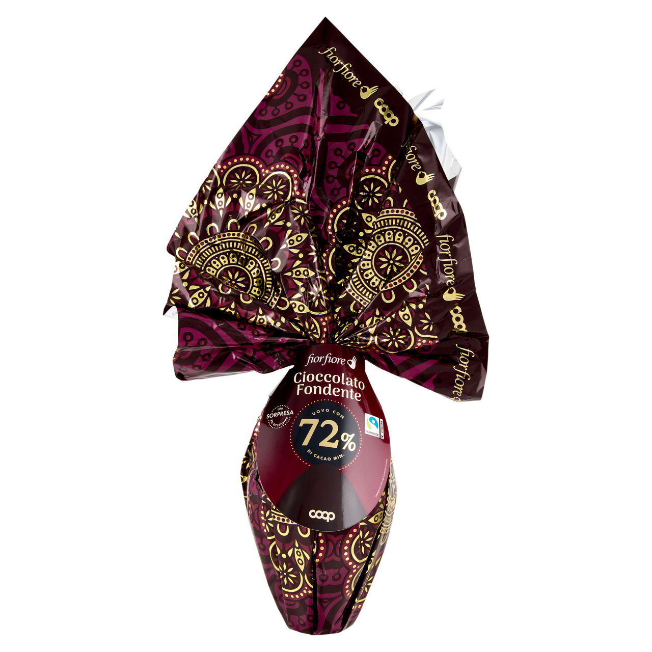 Uovo di cioccolato fondente 72% 320 gr