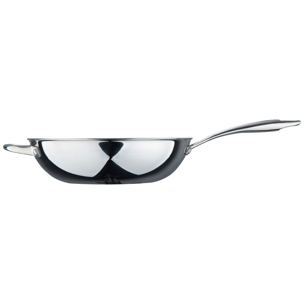 Wok in acciaio inox Hi-Tech 28 cm antiaderente - Immagine 21