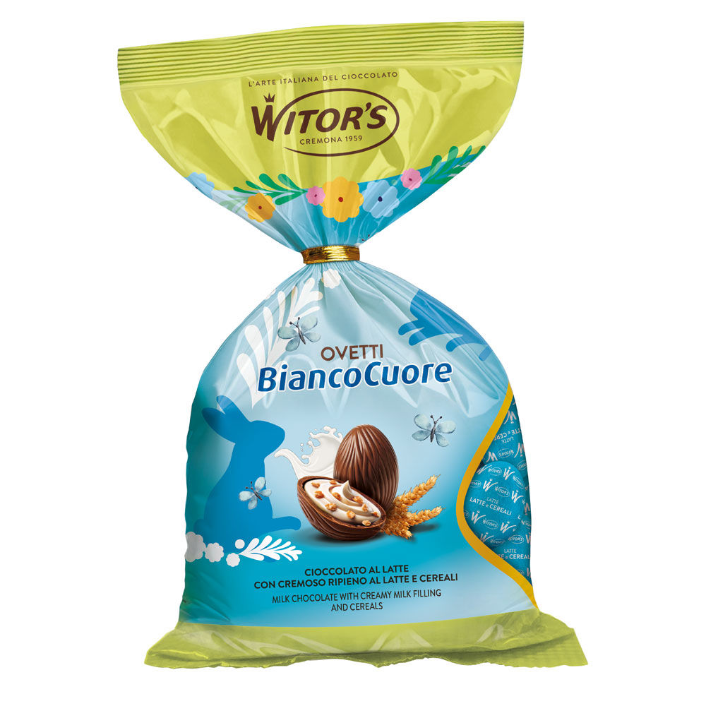 Ovetti di cioccolato Bianco Cuore 230 gr