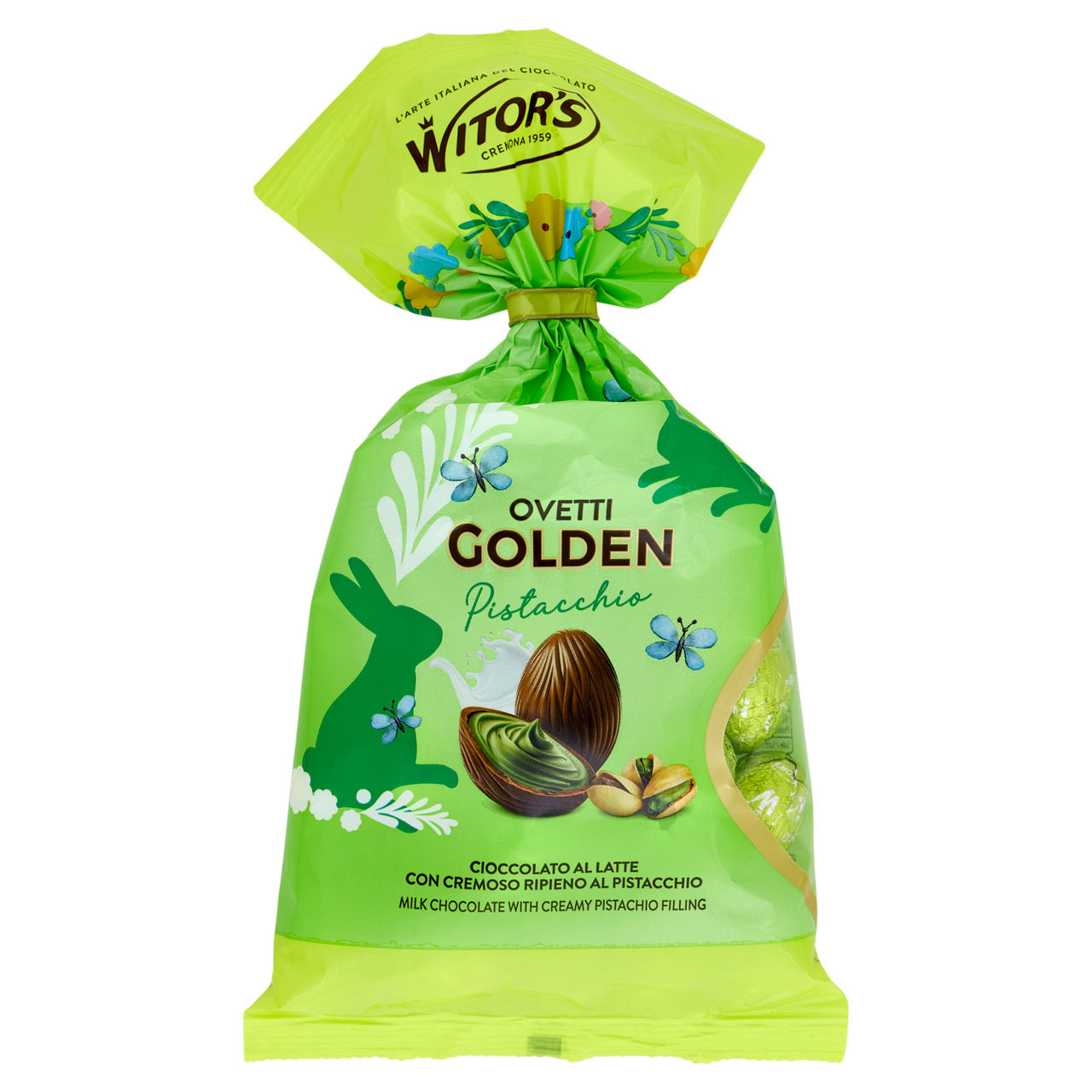 Ovetti di cioccolato al pistacchio Golden 230 gr