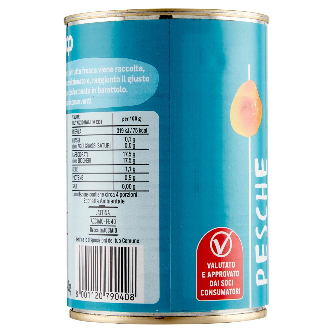Pesche sciroppate 410 gr - Immagine 11
