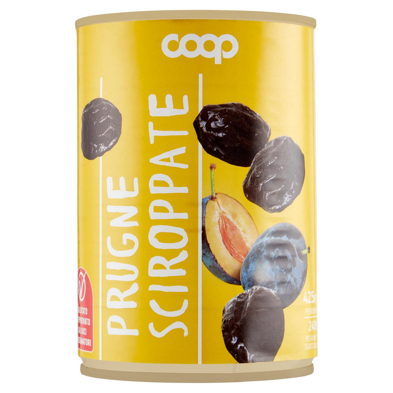 Prugne sciroppate 425 gr - Immagine 01