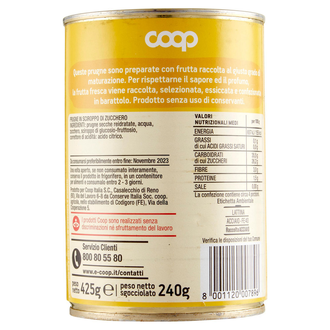 Prugne sciroppate 425 gr - Immagine 21