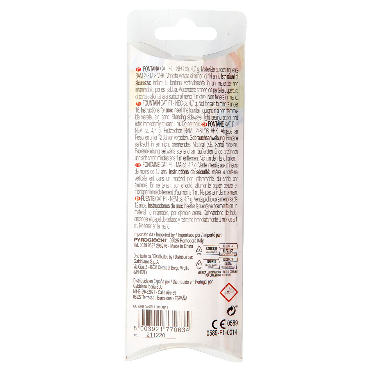 Candelina fontana n. 7 - Immagine 21