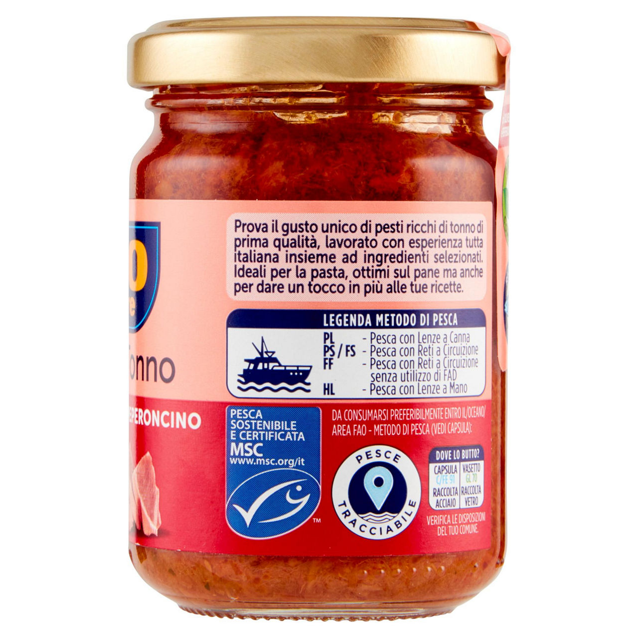 Pesto al tonno con olive nere e peperoncino 130 gr - Immagine 31