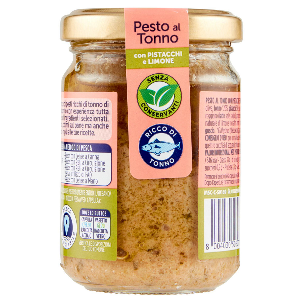Pesto al tonno con pistacchi e limone 130 gr - Immagine 21