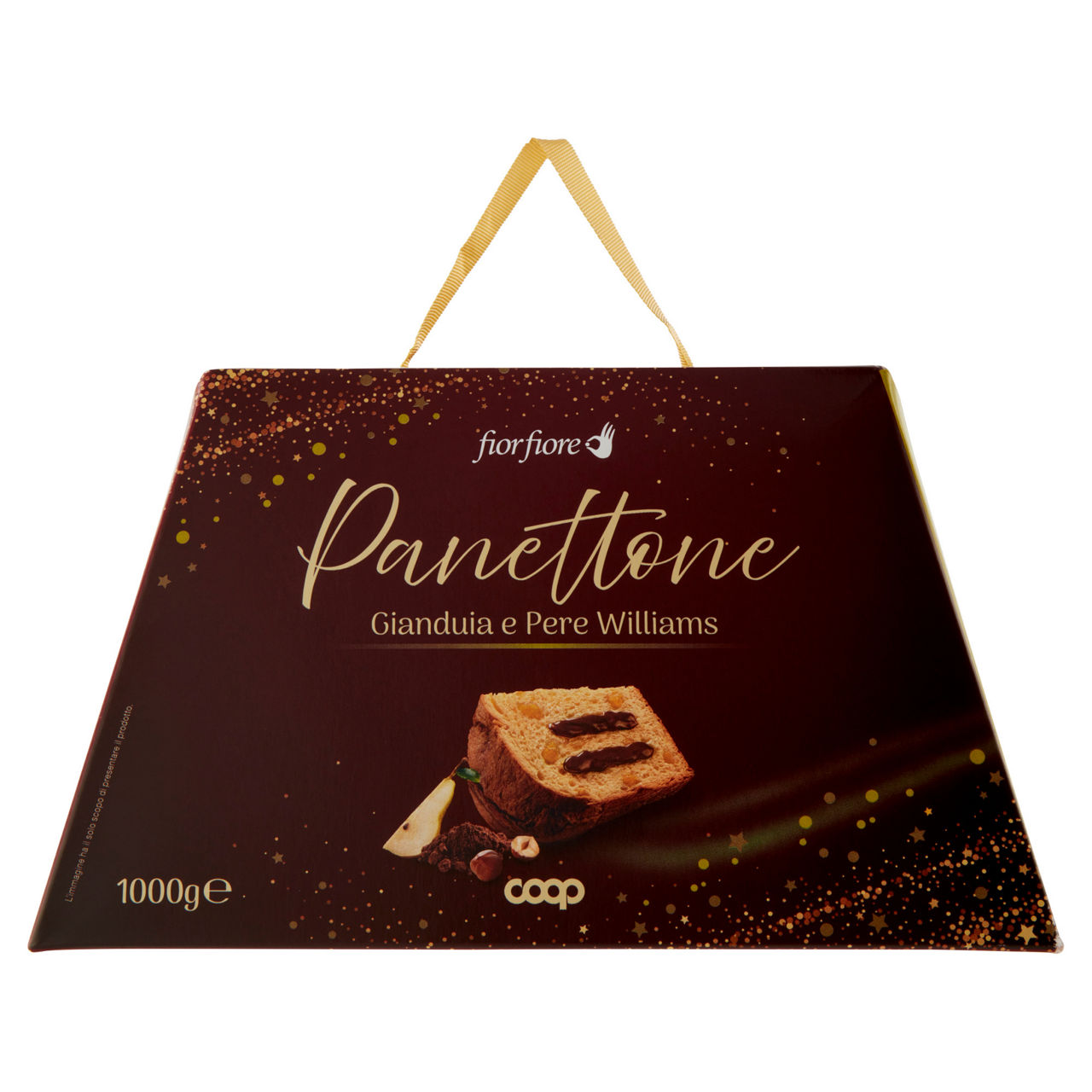 Panettone gianduia e pere 1 kg - Immagine 01