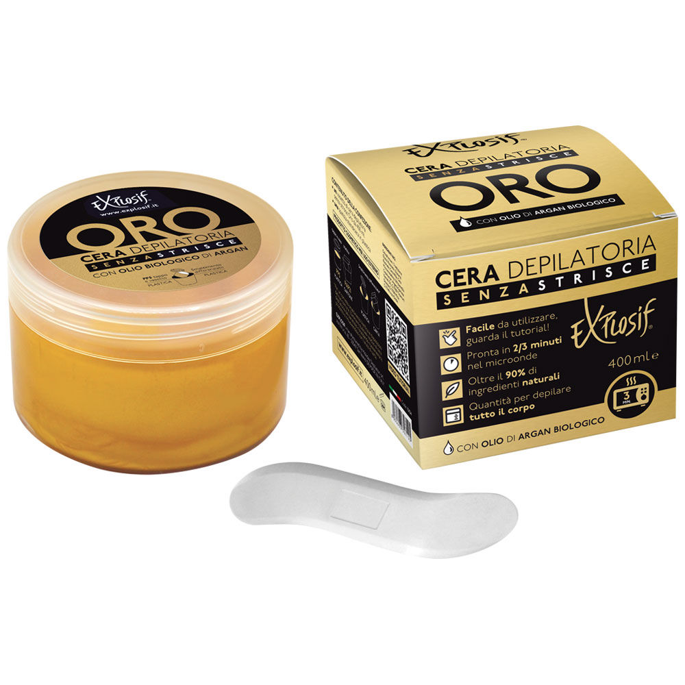 Cera depilatoria brasiliana senza strisce 400 ml - Immagine 01