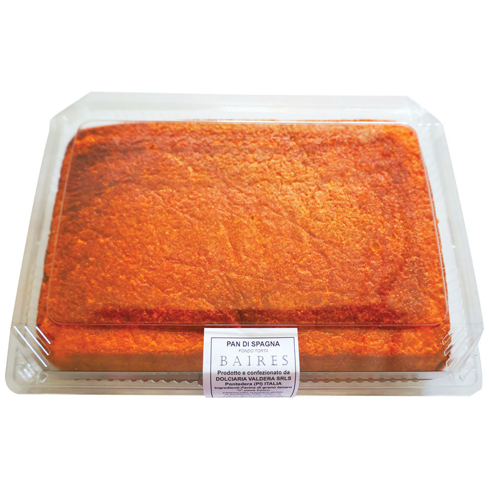 Pan di spagna rettangolare fondo torta 330 gr - Immagine 01