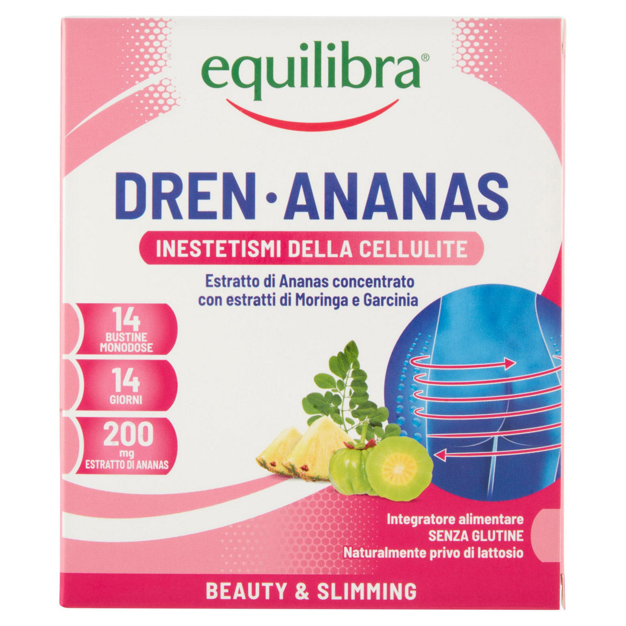 Integratore alimentare Dren Ananas inestetismi della cellulite 14 bustine