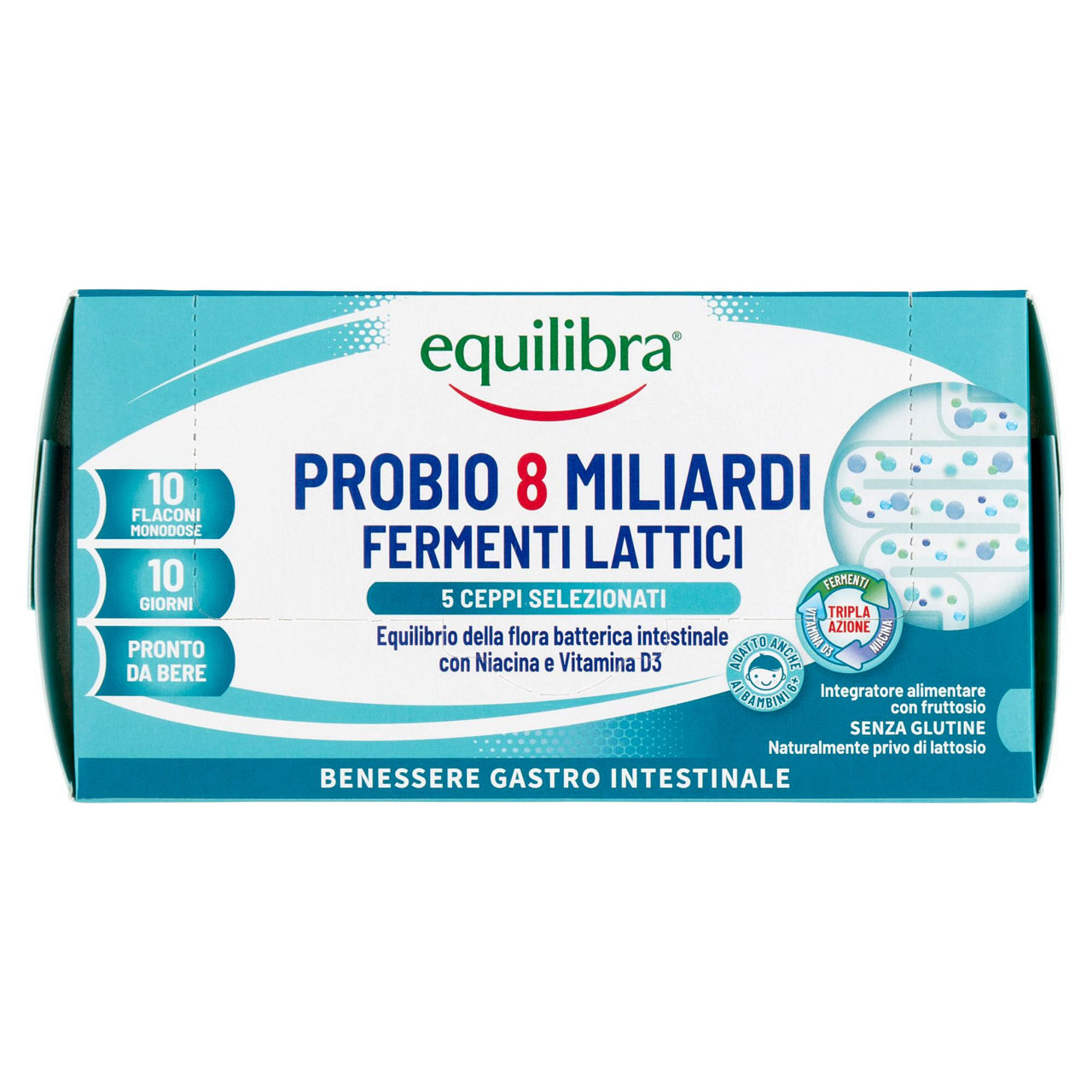 Fermenti lattici Probio 8 miliardi 10 flaconi