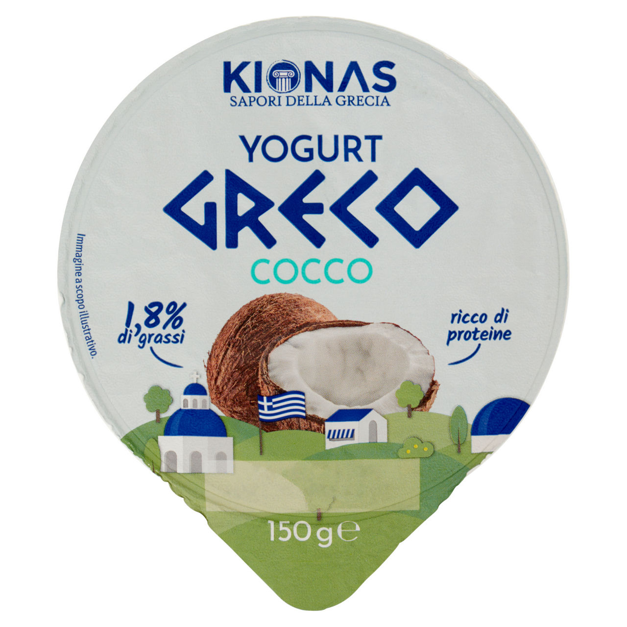 Yogurt Greco al cocco 150 gr - Immagine 01