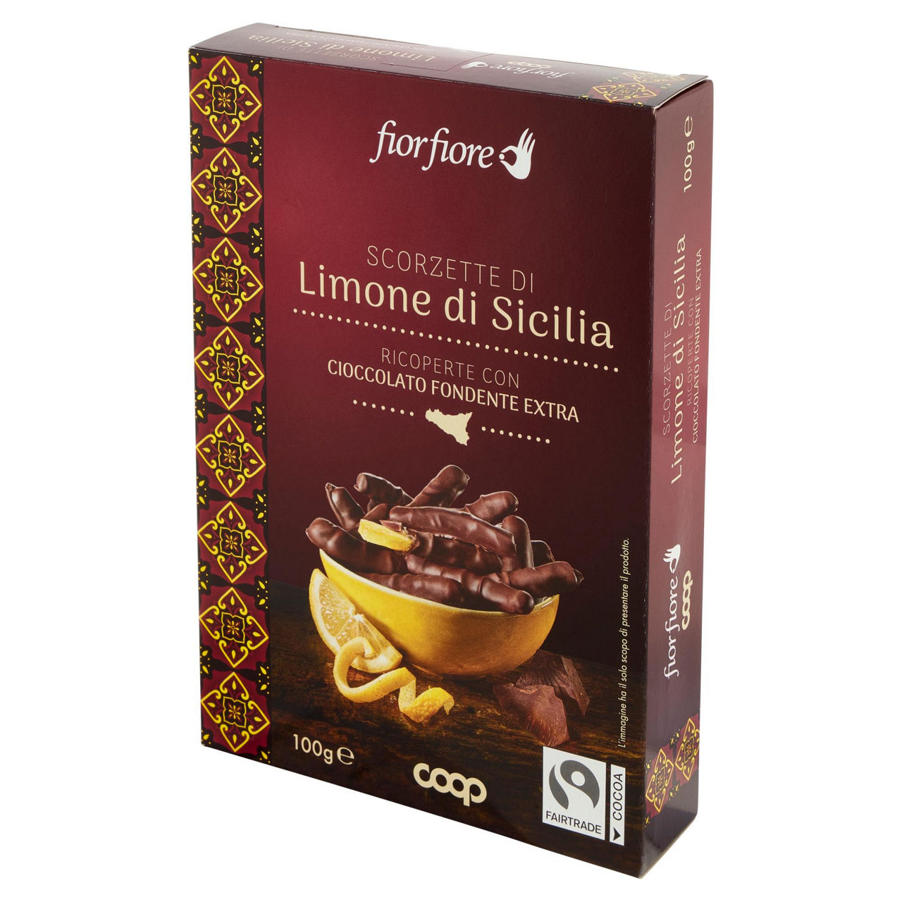 Scorzette di Limone di Sicilia ricoperte con cioccolato fondente extra 100 gr - Immagine 11