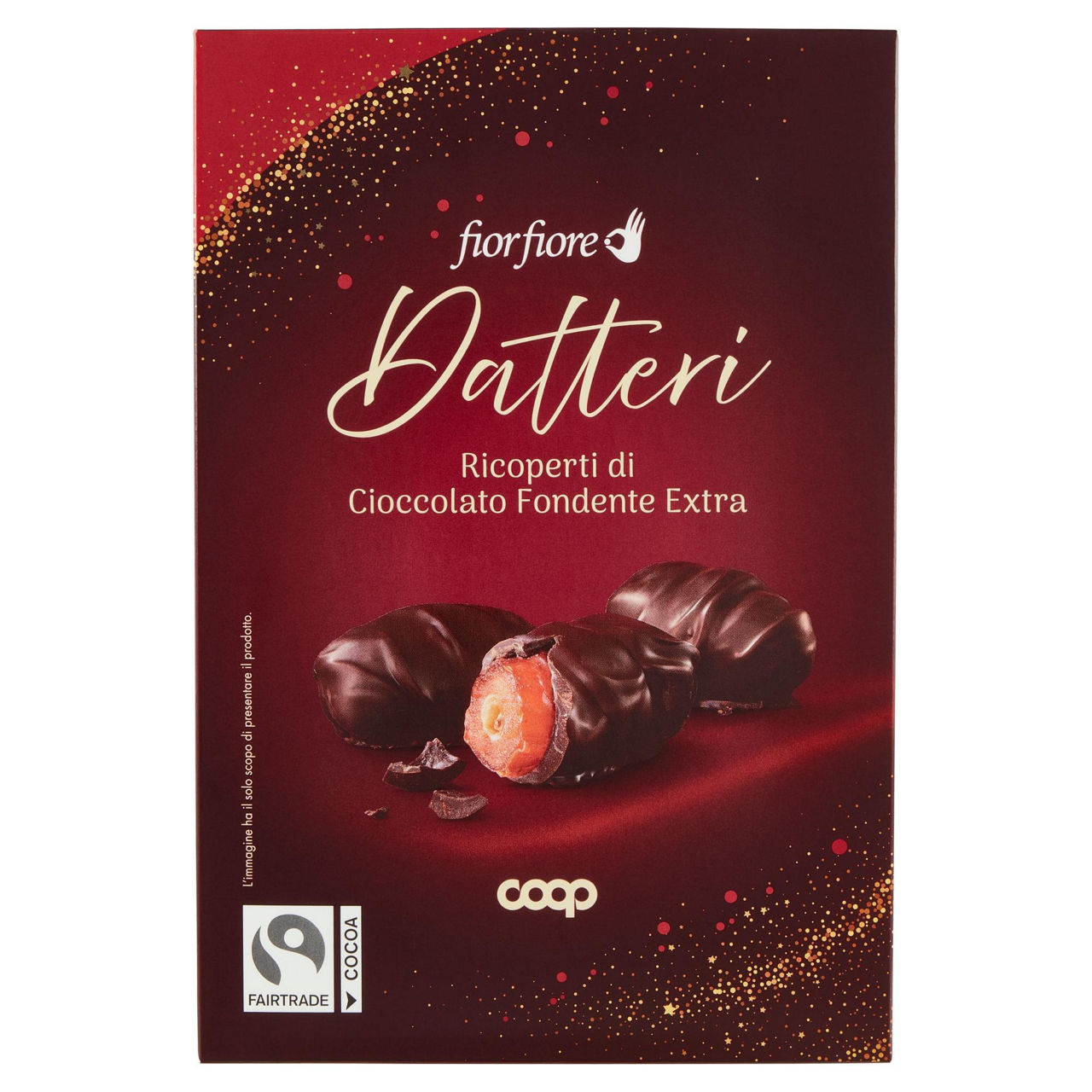 Datteri ricoperti di cioccolato 150 gr - Immagine 01