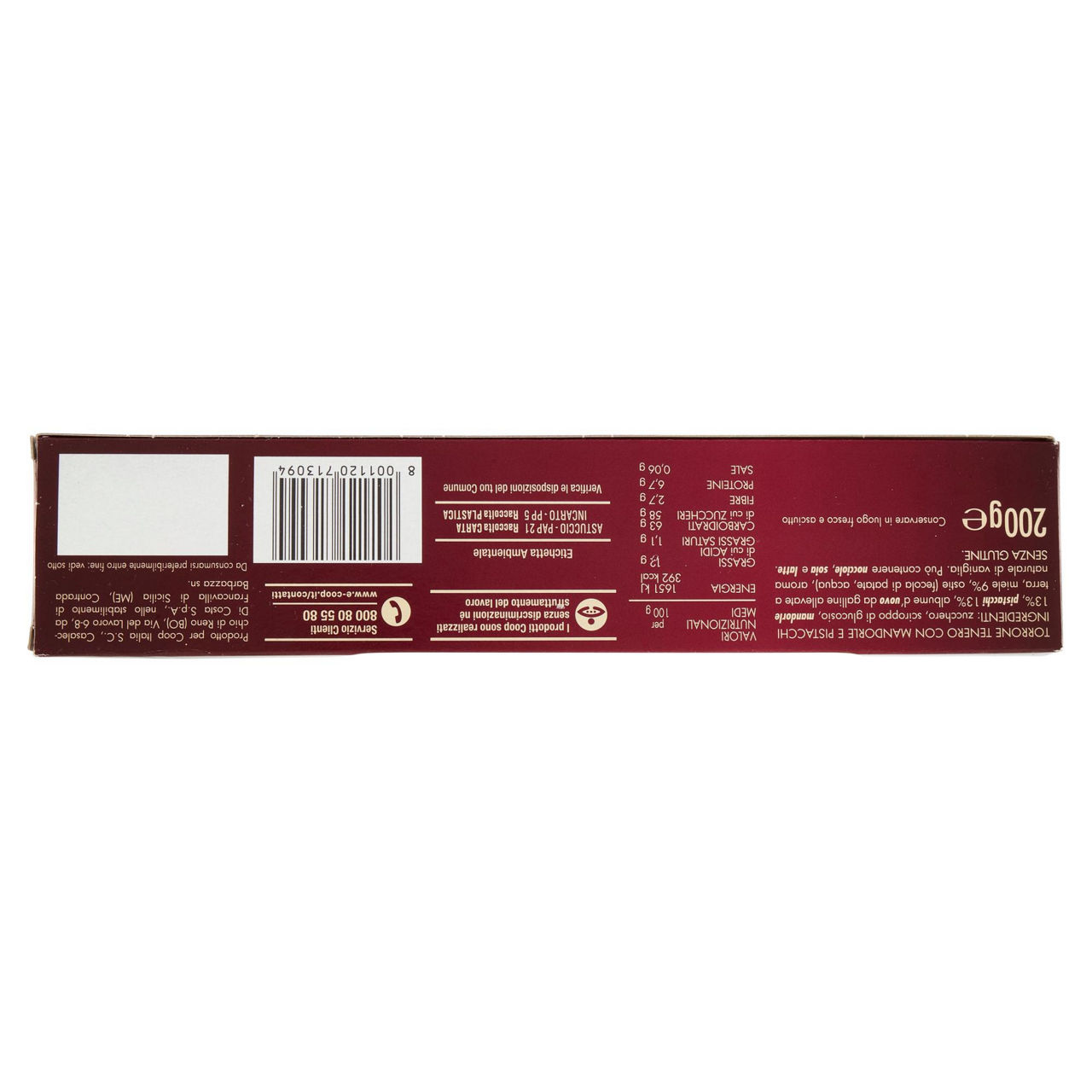 Torrone tenero con mandorle e pistacchi 200 gr - Immagine 31