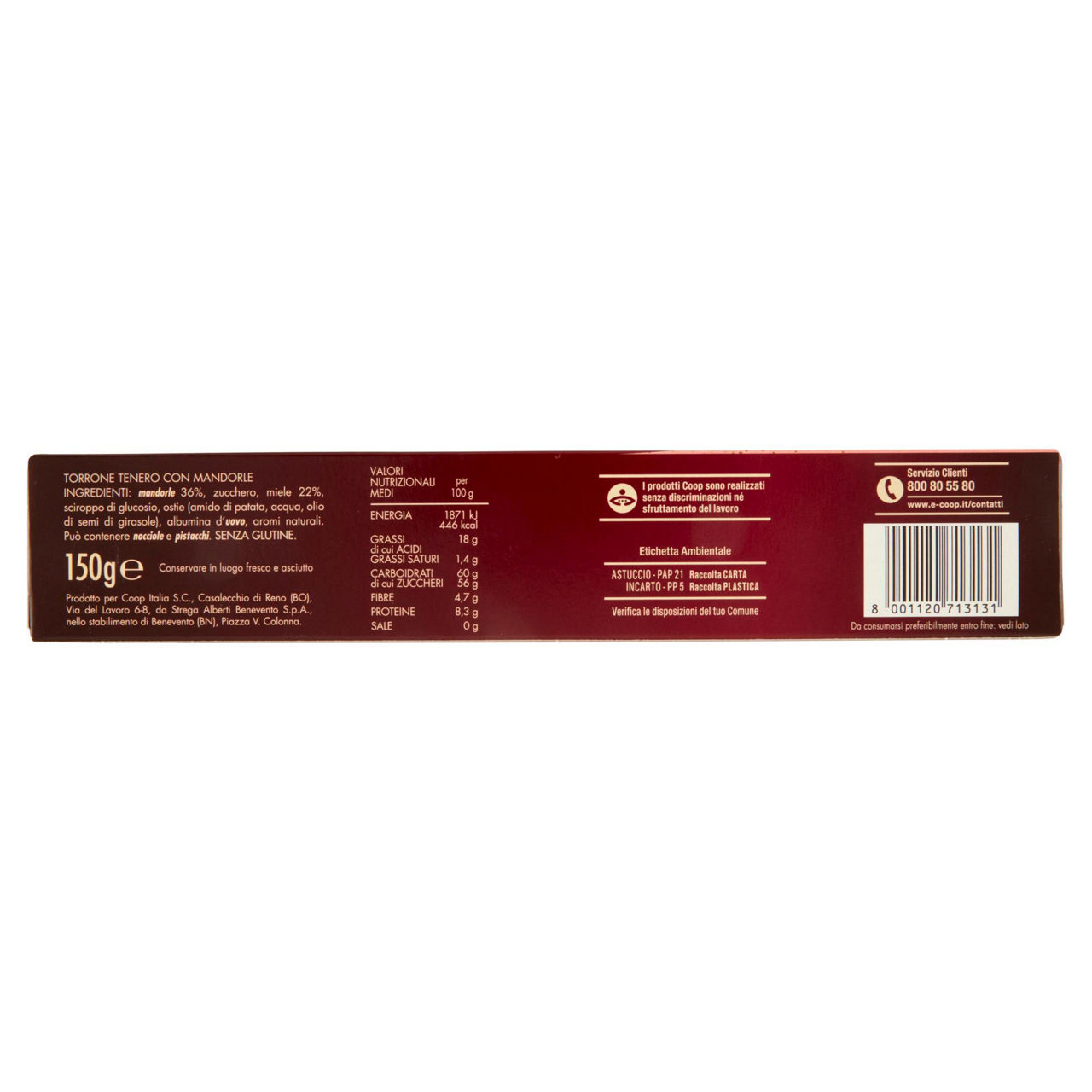 Torrone tenero con mandorle 150 gr - Immagine 31