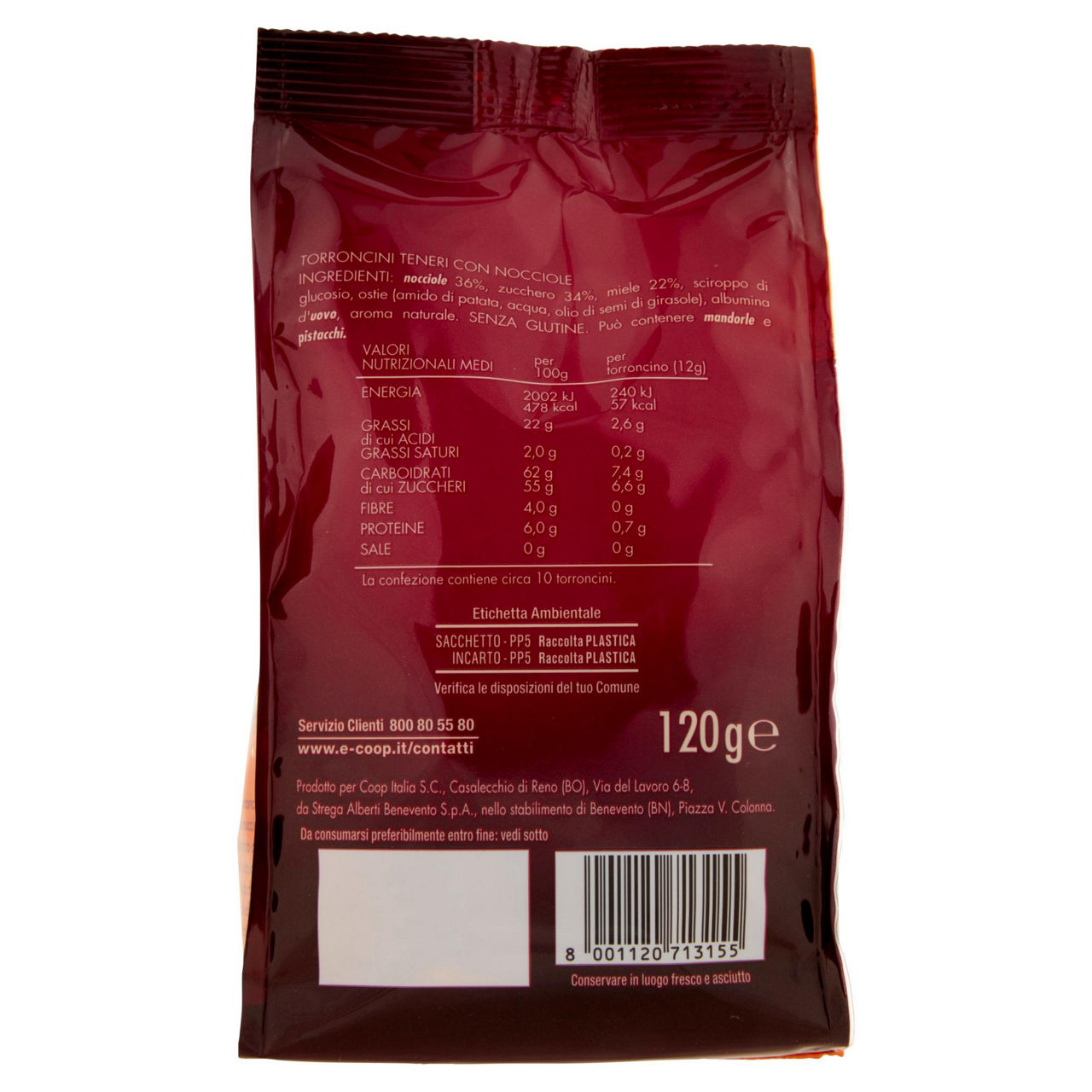 Torroncini teneri con nocciole 120 gr - Immagine 21