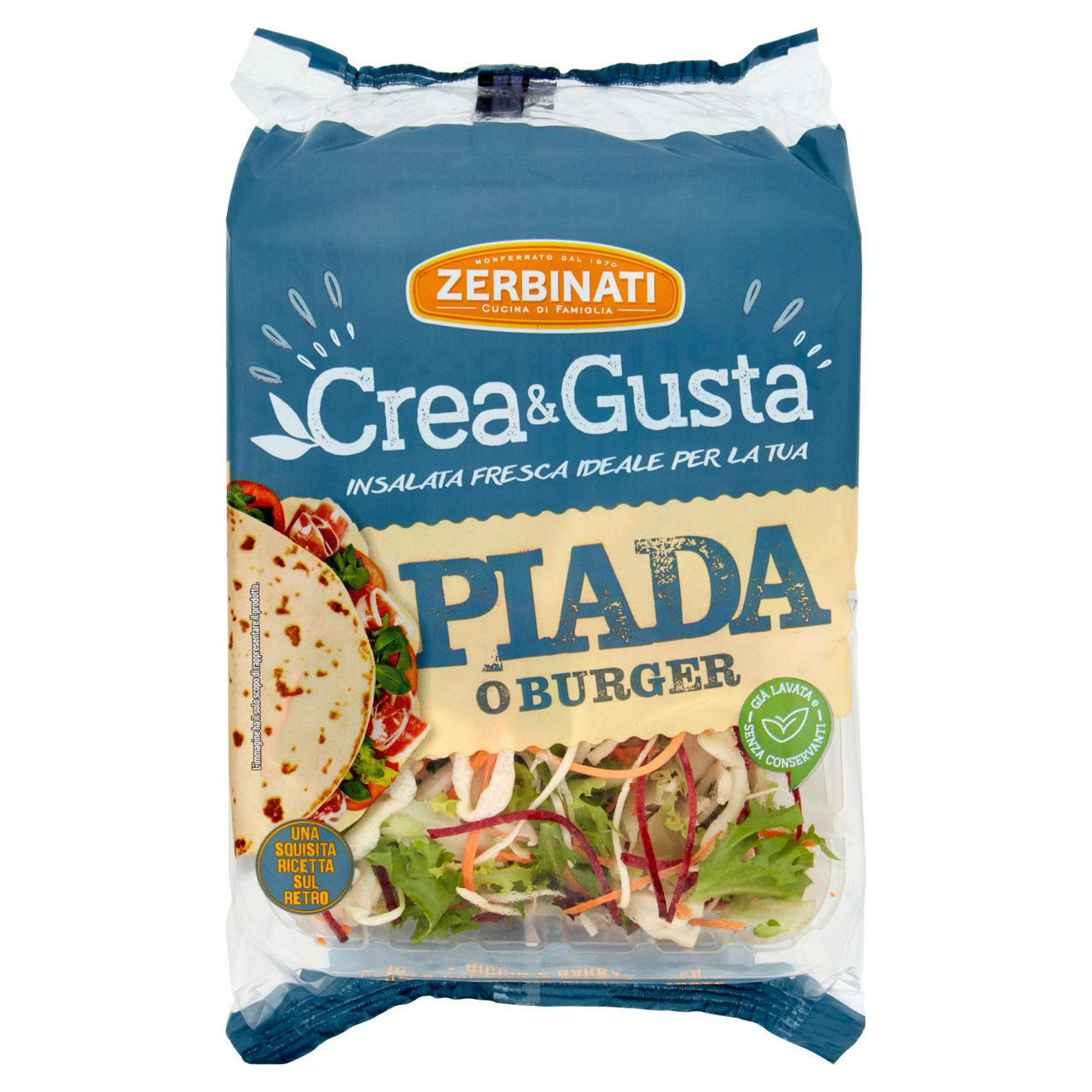Mix insalata per piada o burger 120 gr - Immagine 01