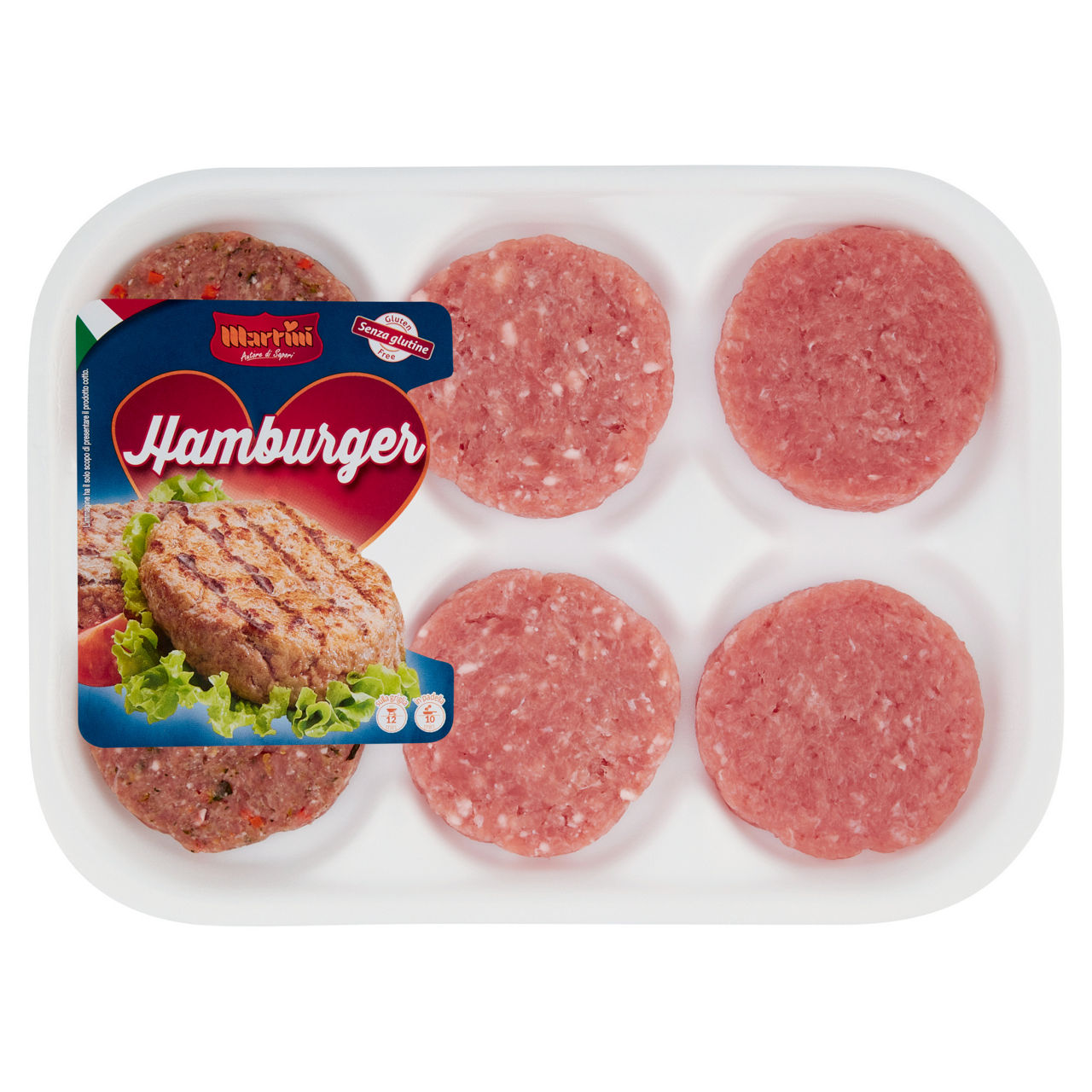 Hamburger di pollo 6 pz 600 gr