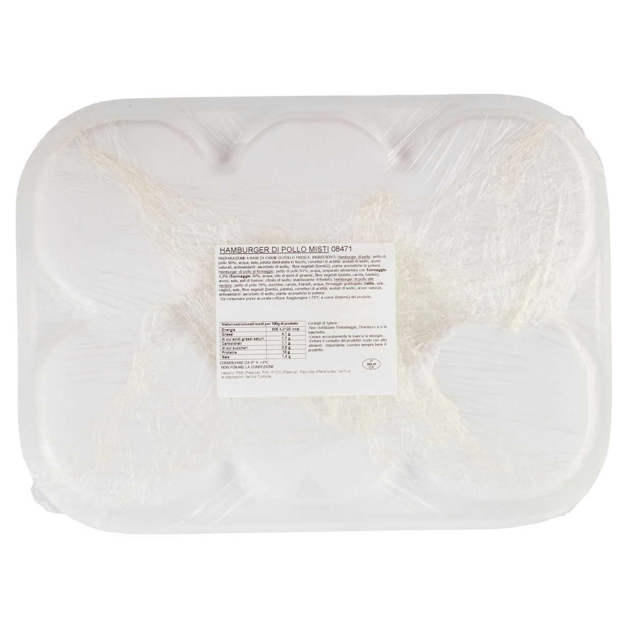 Hamburger di pollo 6 pz 600 gr - Immagine 21