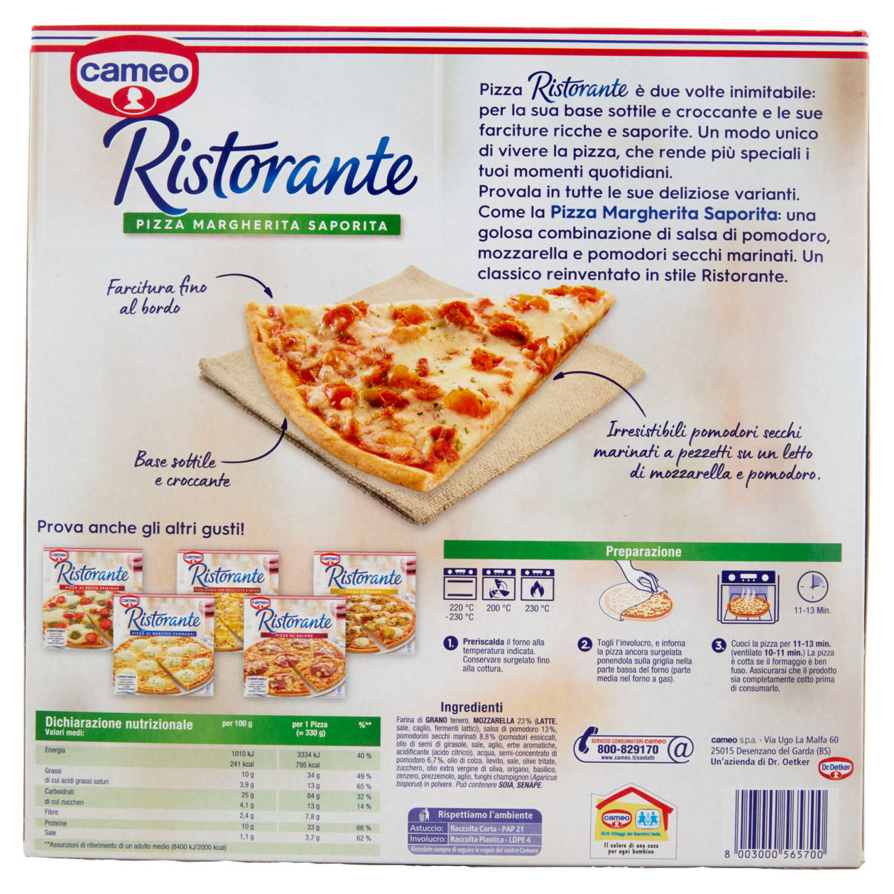 Pizza Margherita saporita 330 gr - Immagine 21
