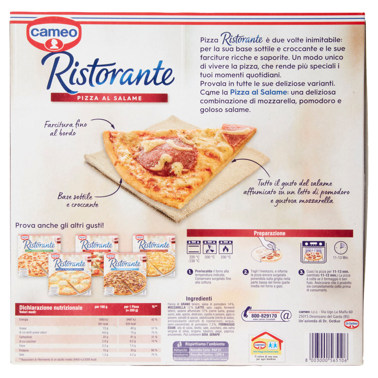Pizza al salame 320 gr - Immagine 21