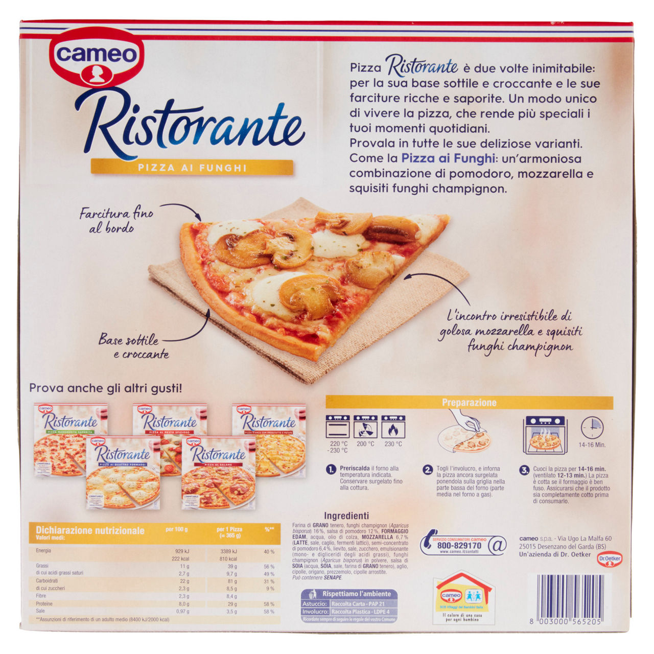 Pizza ai funghi 365 gr - Immagine 21