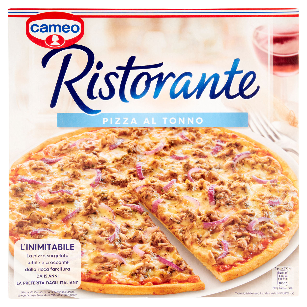 Pizza al tonno 355 gr