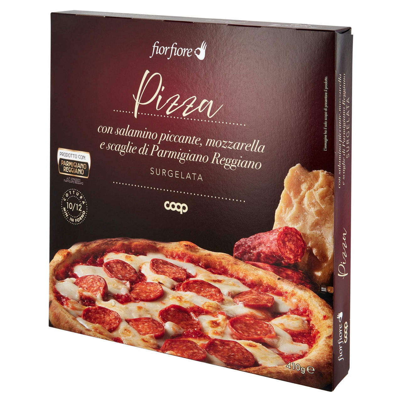 Pizza con salamino piccante mozzarella e scaglie di parmigiano reggiano 410 gr - Immagine 11