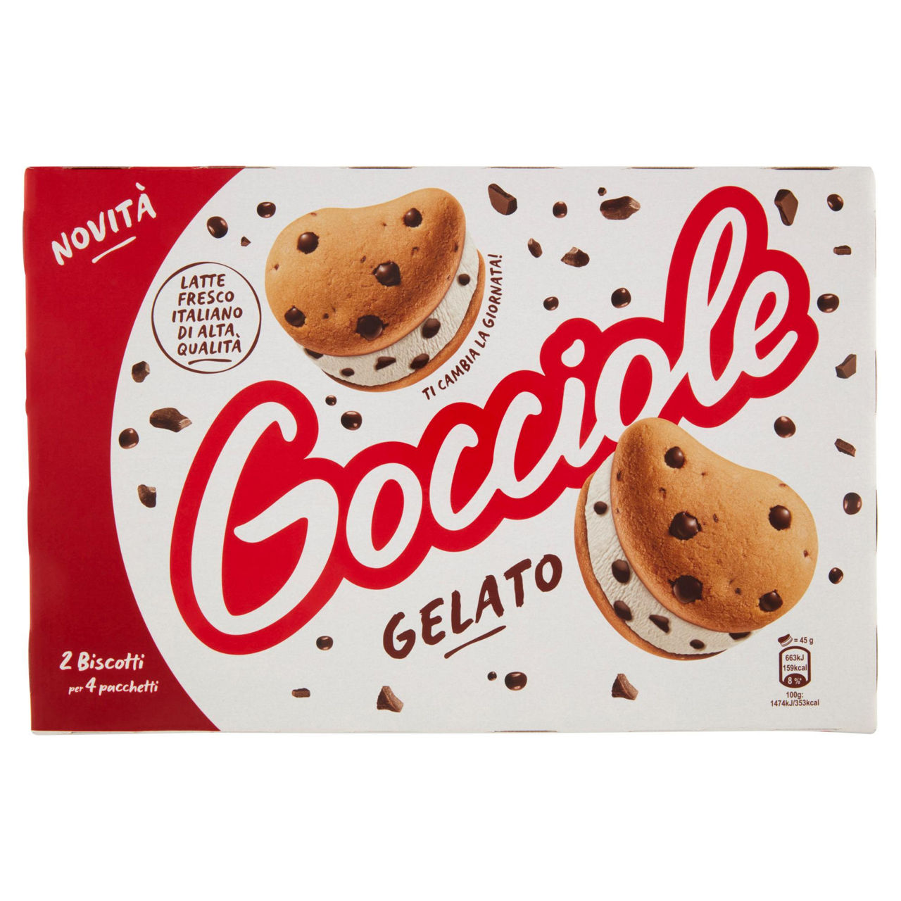 Biscotto gelato gocciole 456 gr - Immagine 01
