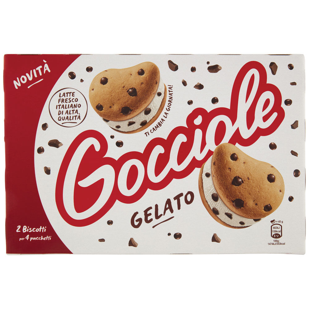 Biscotto gelato gocciole 456 gr