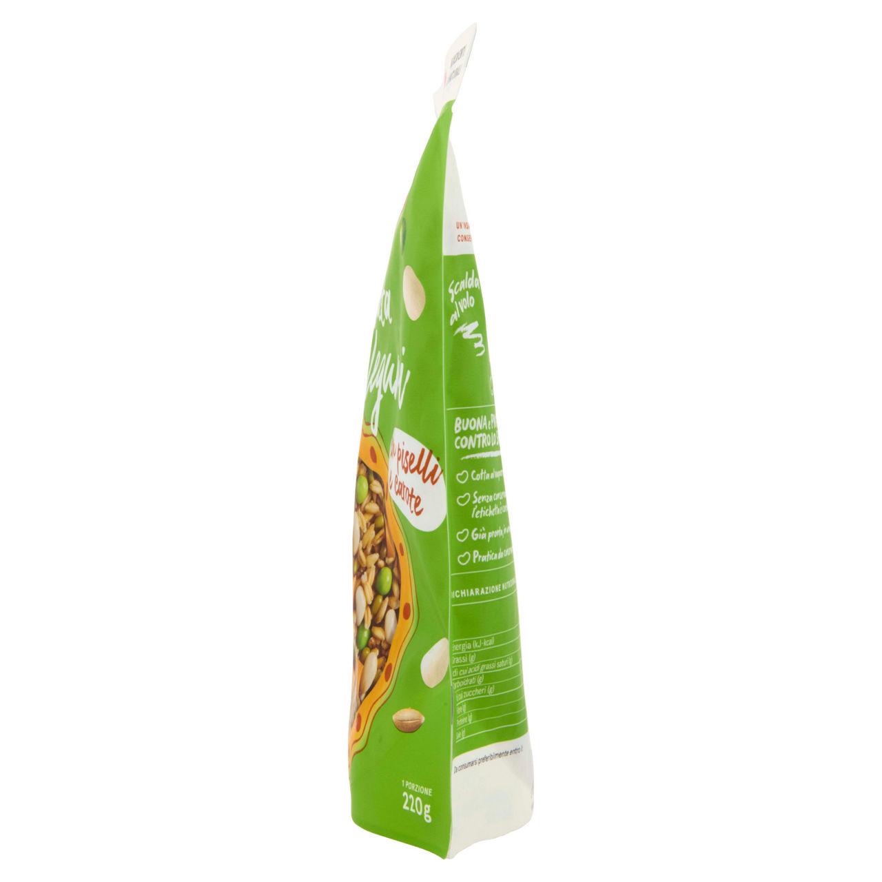 Farro pronto con fagiolini piselli e carote 220 gr - Immagine 31