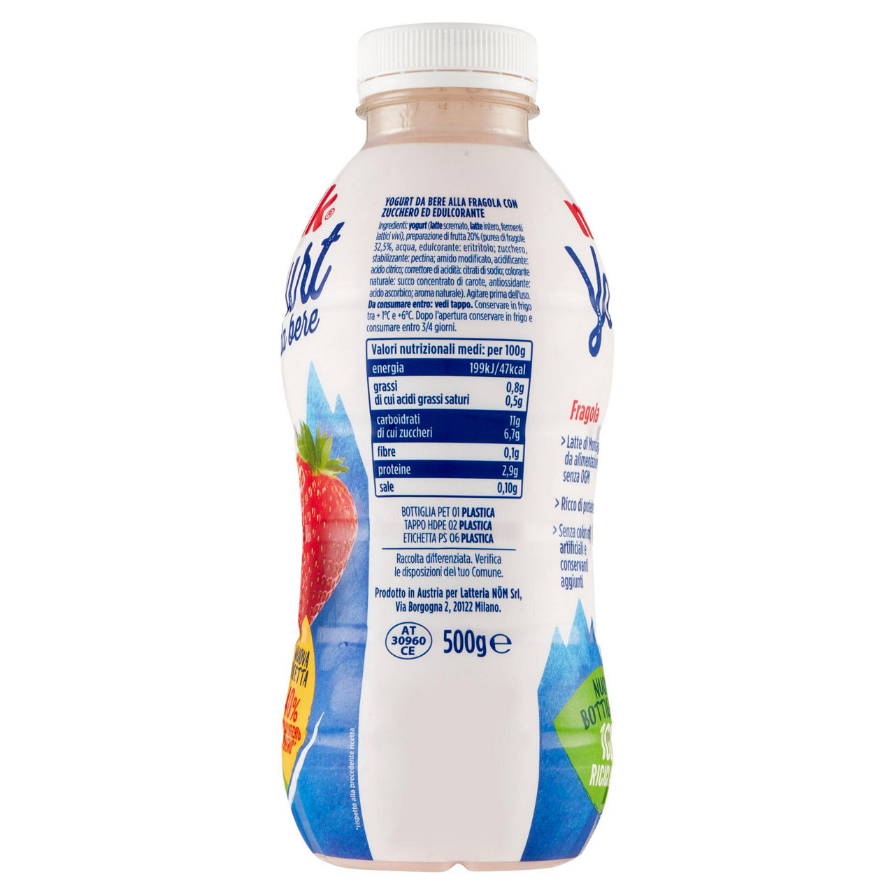 Yogurt da bere alla fragola 500 gr - Immagine 31