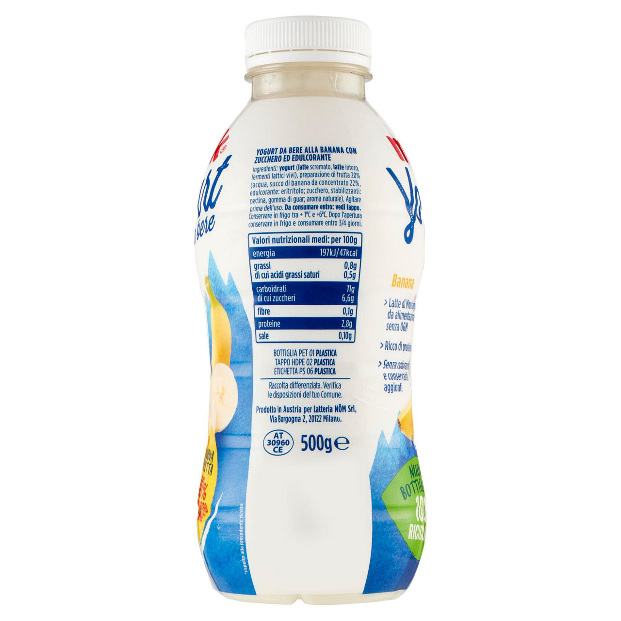 Yogurt da bere alla banana 500 gr - Immagine 31