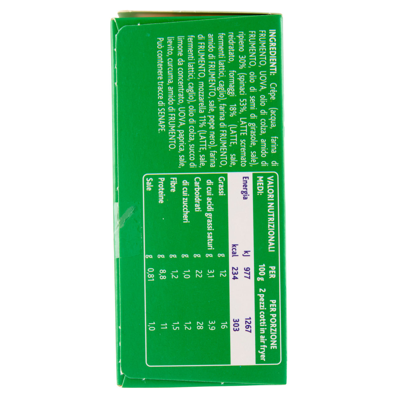 Sofficini agli spinaci con cuore di mozzarella extra filante 4 pz 250 gr - Immagine 21