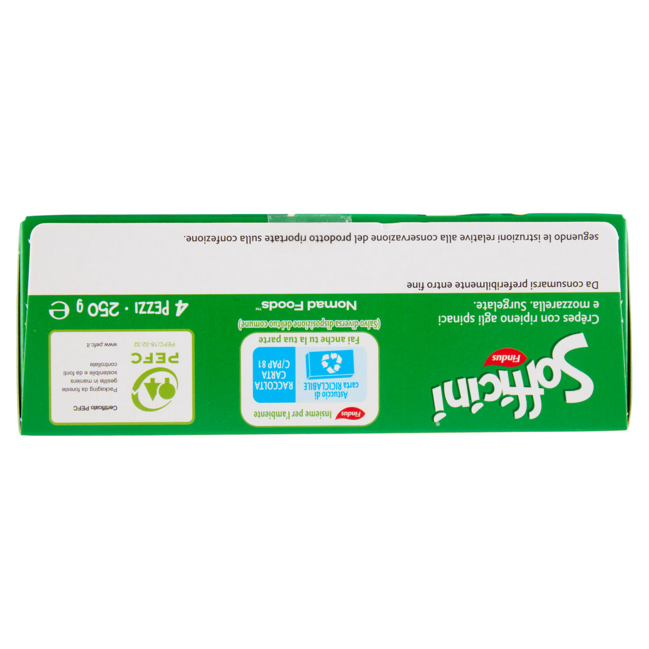 Sofficini agli spinaci con cuore di mozzarella extra filante 4 pz 250 gr - Immagine 81