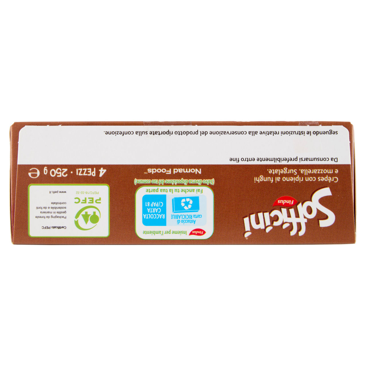 Sofficini ai funghi con cuore di mozzarella extra filante 4 pz 250 gr - Immagine 81