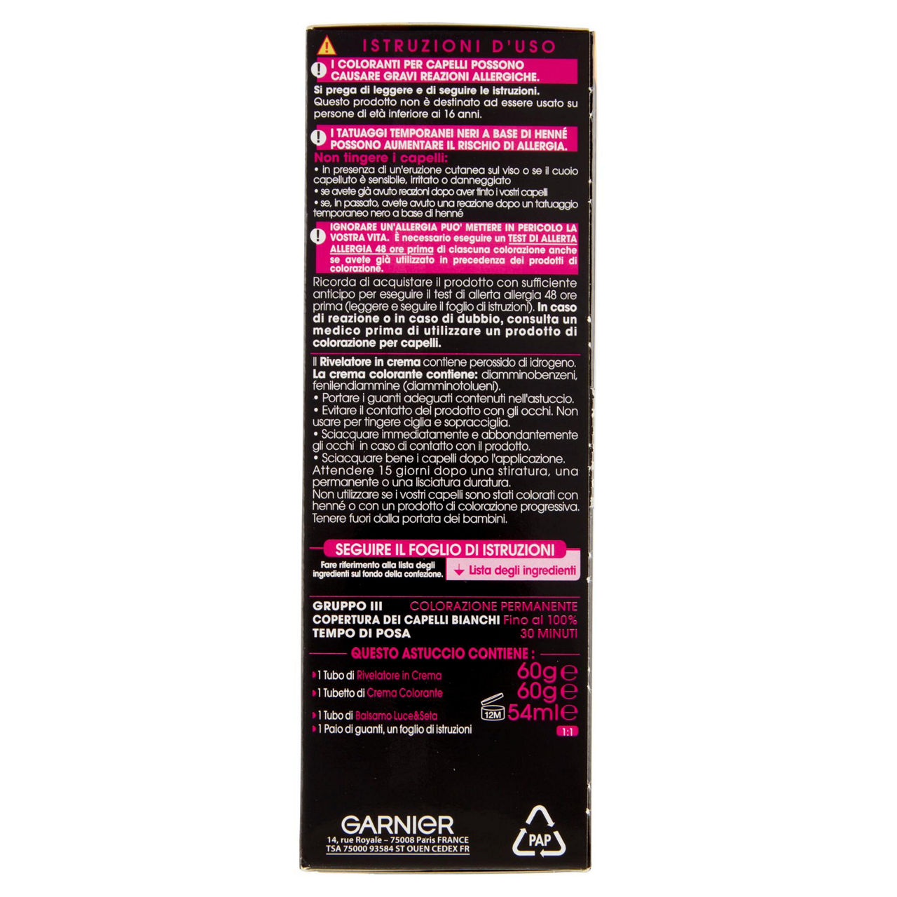 Colorazione permanente capelli 3.0 nero naturale - Immagine 31