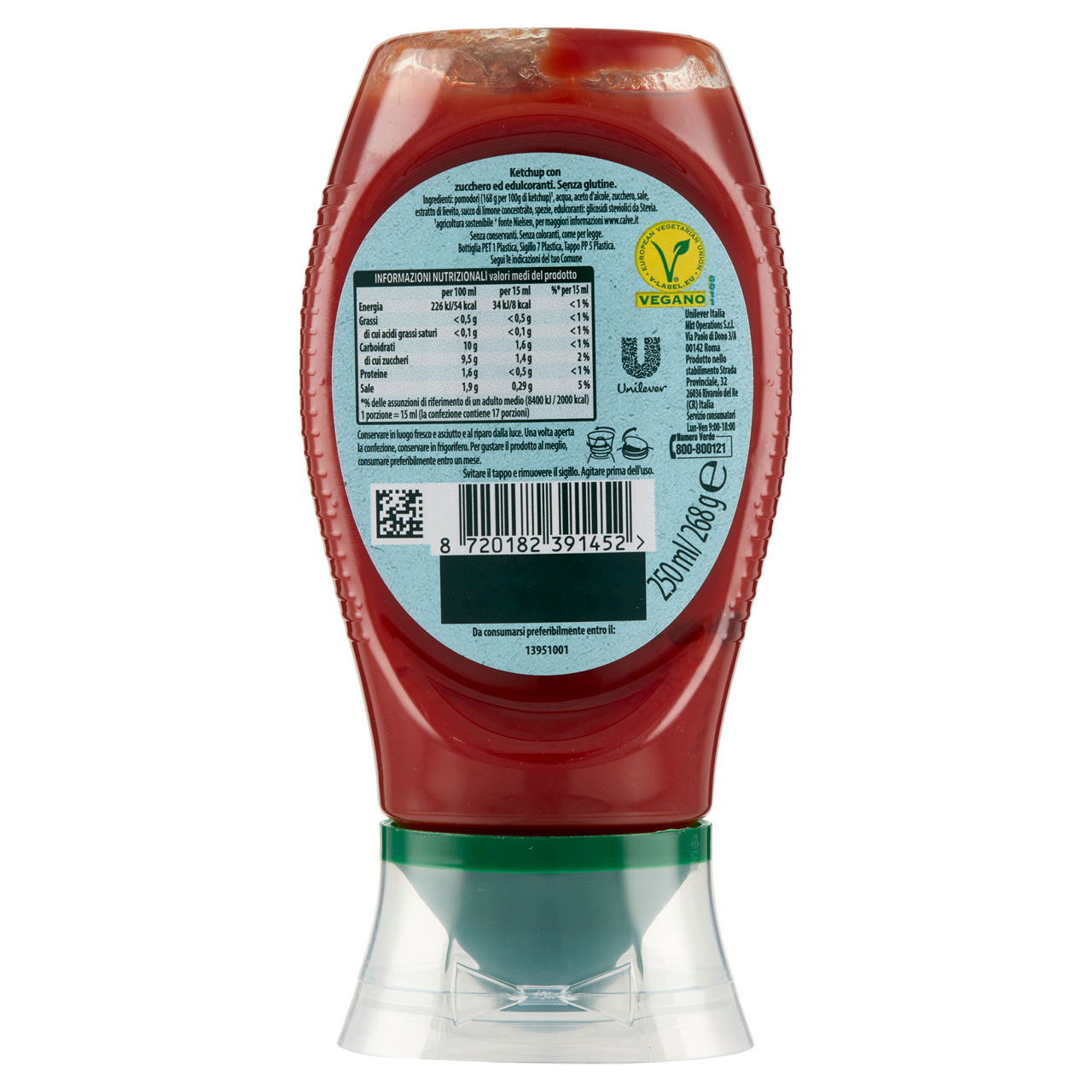 Ketchup light 100% pomodori italiani 268 gr - Immagine 21