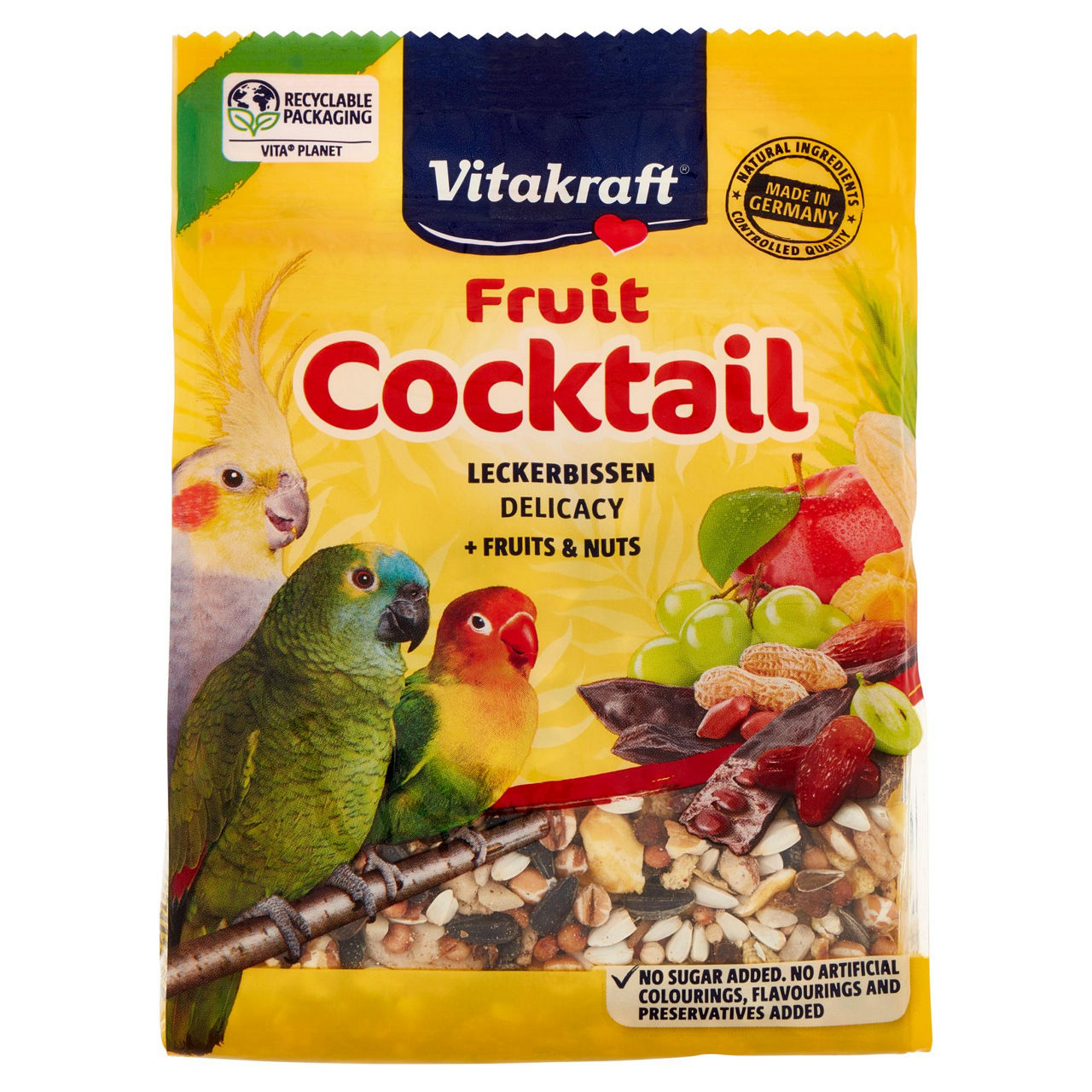 Fruit cocktail frutta+noce parrocch.vitakraft g250 - Immagine 01