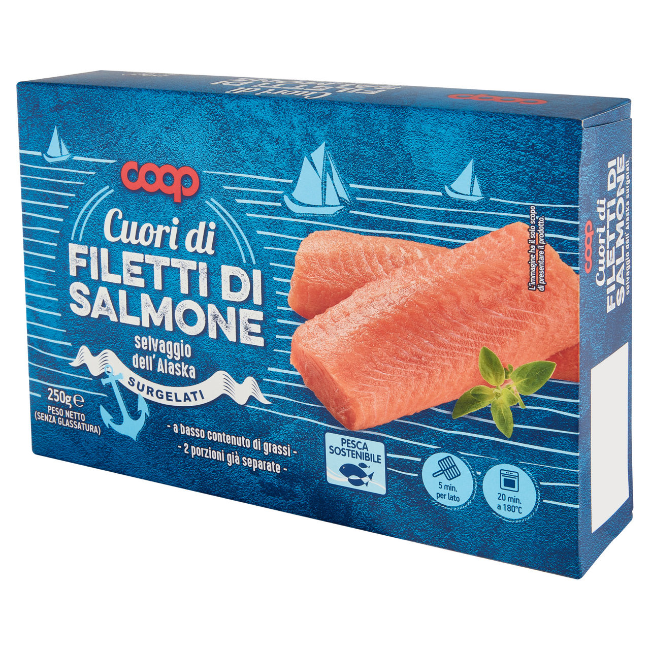Cuori di filetti di salmone selvaggio dell'Alaska surgelati 250 gr - Immagine 11