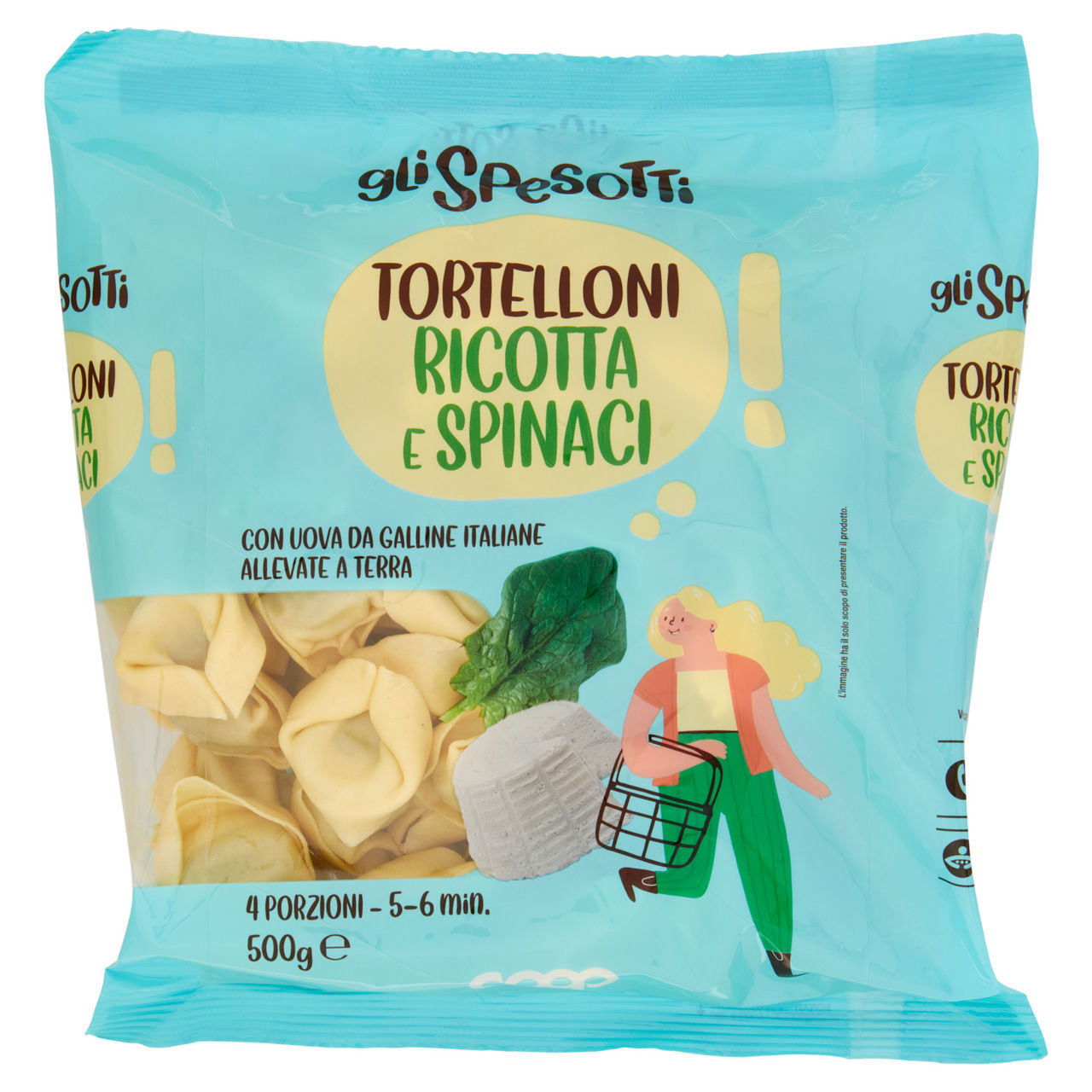 Tortelloni ricotta e spinaci 500 gr