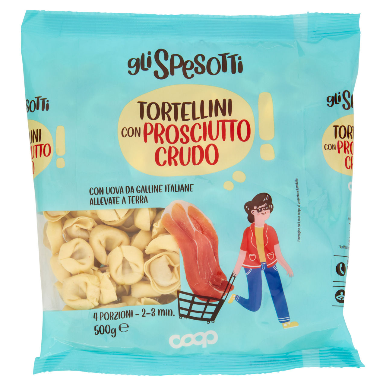 Tortellini con prosciutto crudo 500 gr - Immagine 01