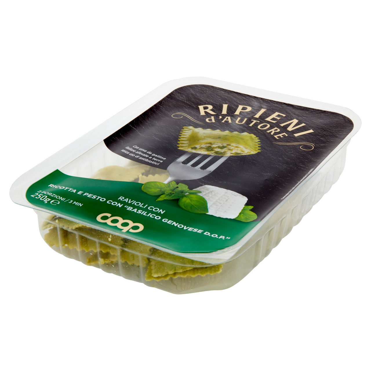 Ravioli con ricotta e pesto con Basilico Genovese DOP 250 gr - Immagine 11