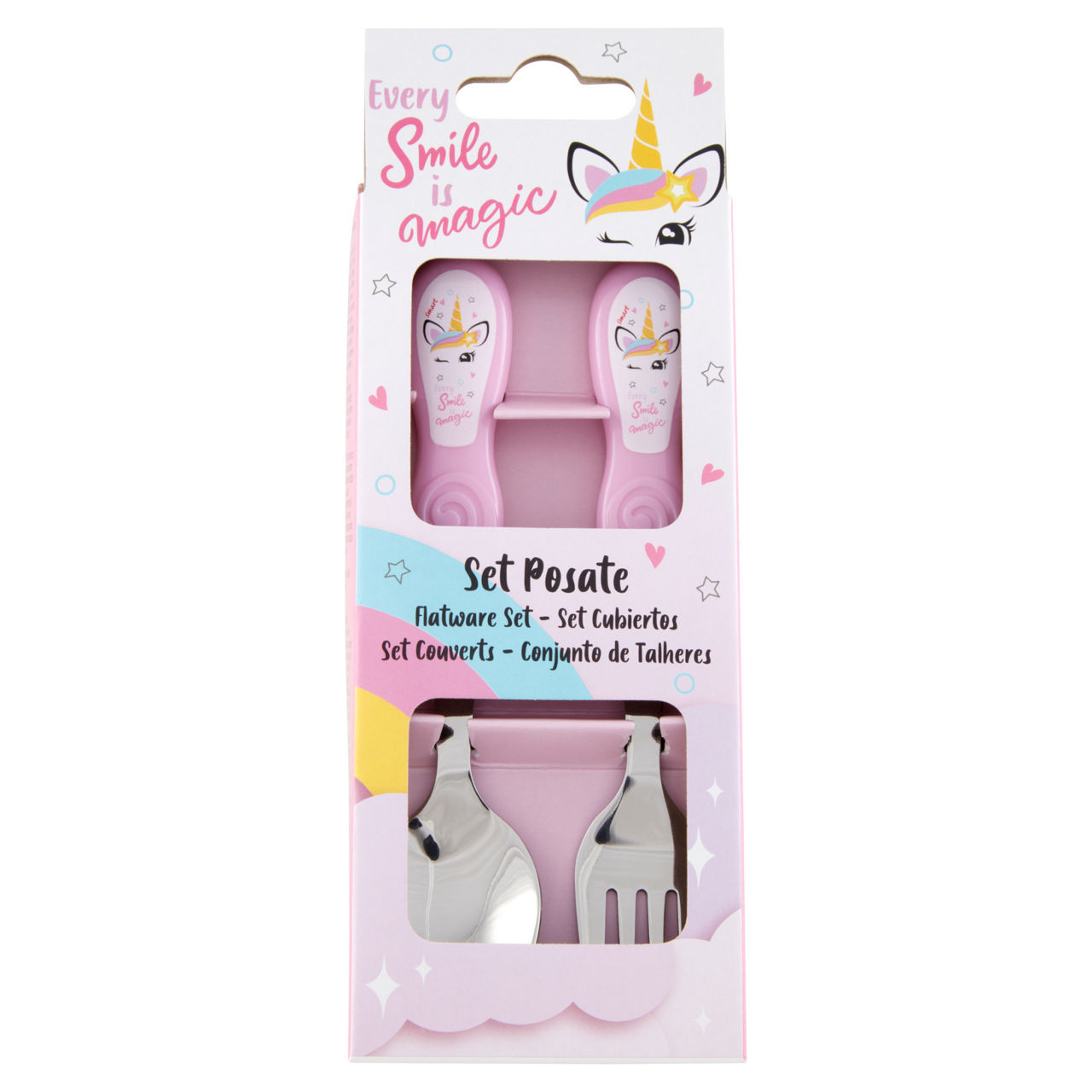 SET POSATE UNICORN SMILE - Immagine 01